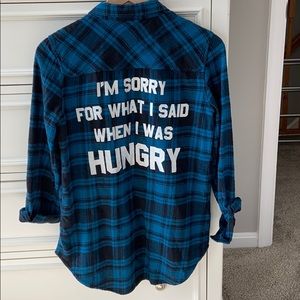 NWOT graphic flannel